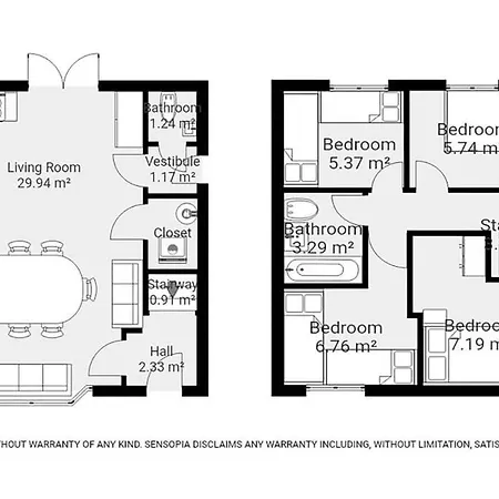 The Dodsworth Modern 4 Bedroom House, Sleeps 8