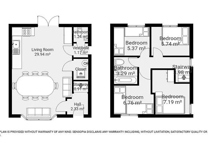 The Dodsworth Modern 4 Bedroom House, Sleeps 8